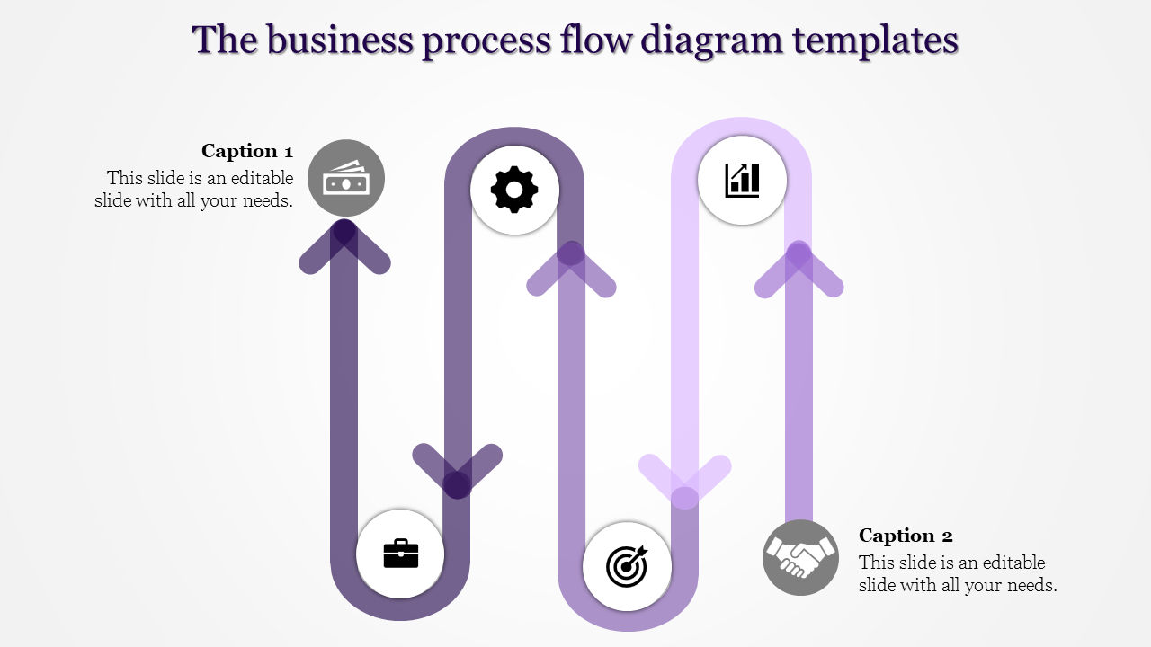 business process flow diagram templates-The business process flow diagram templates-Purple